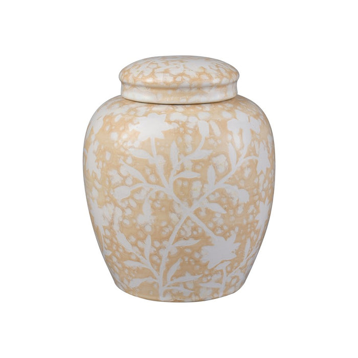 Atlas Lighting Yvonne Jar Set of 2, Cream Glazed