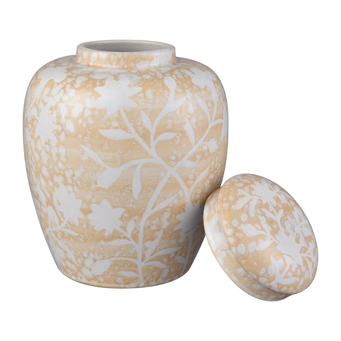 Atlas Lighting Yvonne Jar Set of 2, Cream Glazed