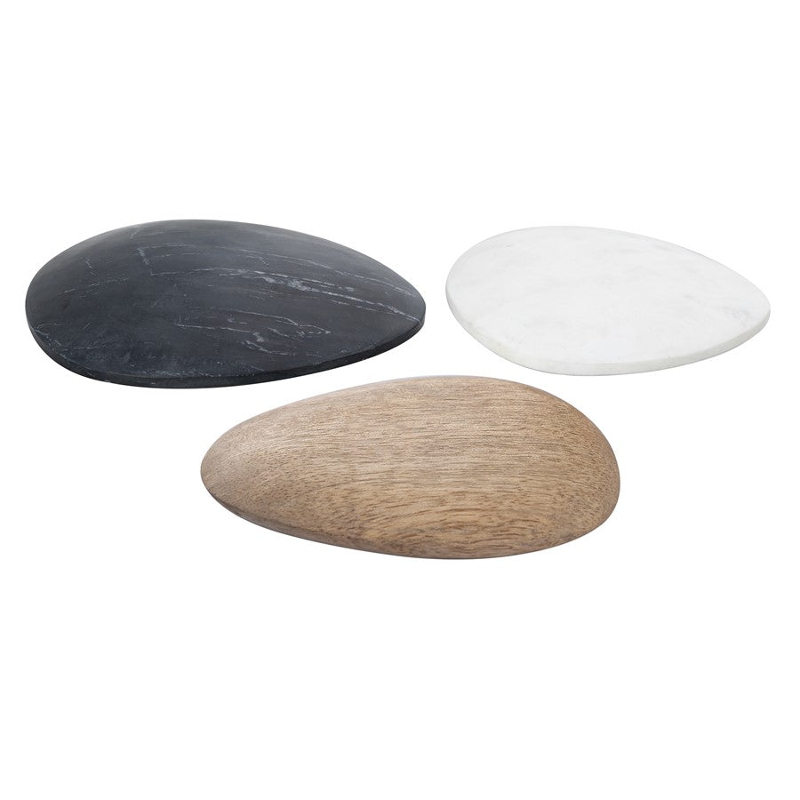 Atlas Lighting Cairn Decorative Object, Set of 3, Multi