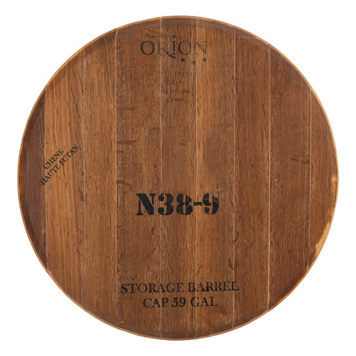 Atlas Lighting Wine Cask Lazy Susan, Natural
