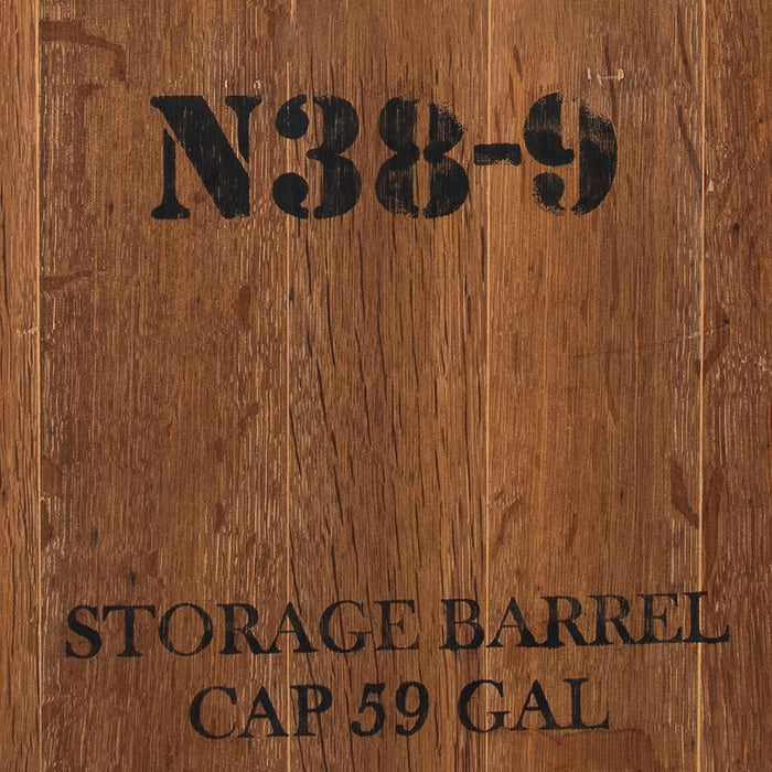 Atlas Lighting Wine Cask Lazy Susan, Natural