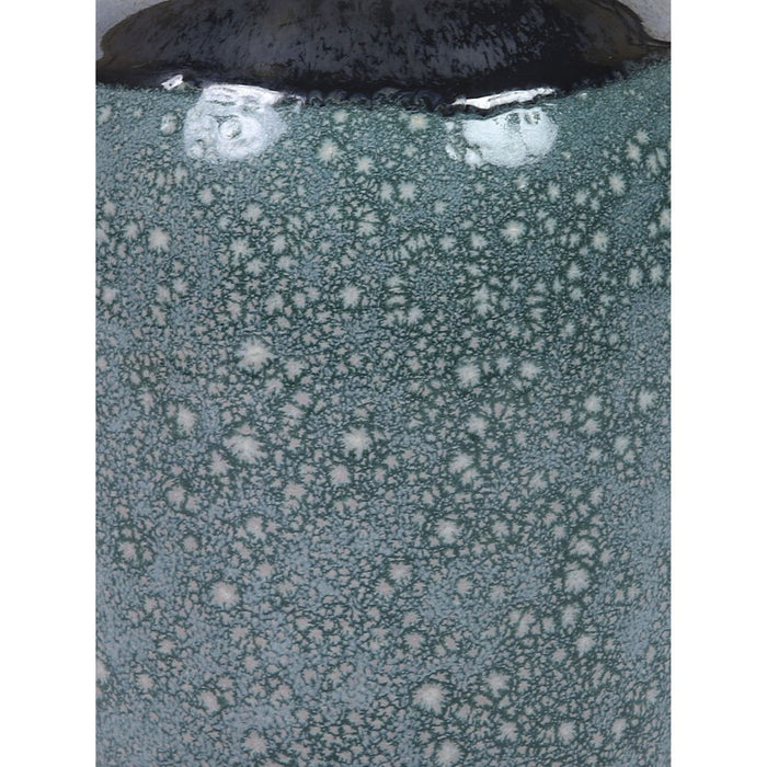 Atlas Lighting Clayton Vase, Blue Glazed
