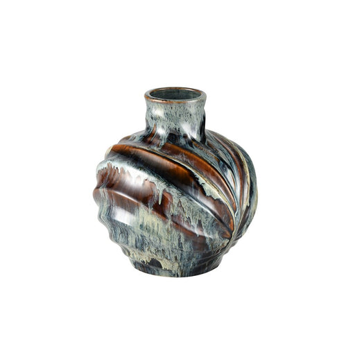 Atlas Lighting Kelly Medium Vase, Blue Reactive
