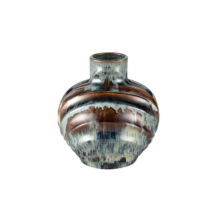 Atlas Lighting Kelly Medium Vase, Blue Reactive
