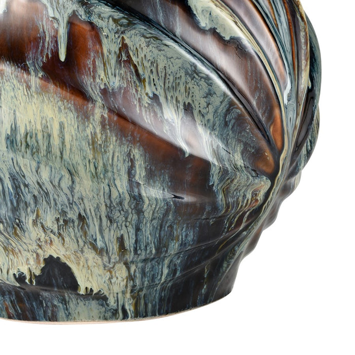 Atlas Lighting Kelly Medium Vase, Blue Reactive