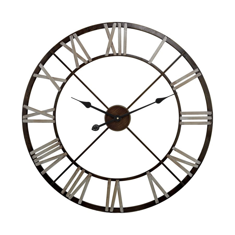 Atlas Lighting Open Centre Wall Clock, Bronze