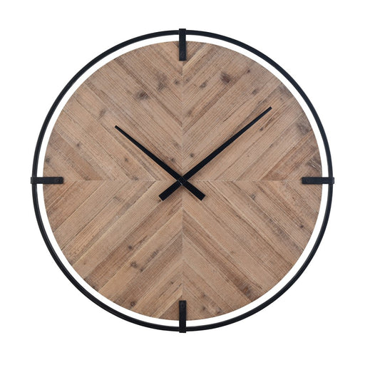 Atlas Lighting Schiller Wall Clock, Natural