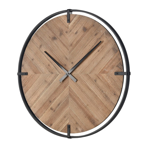 Atlas Lighting Schiller Wall Clock, Natural