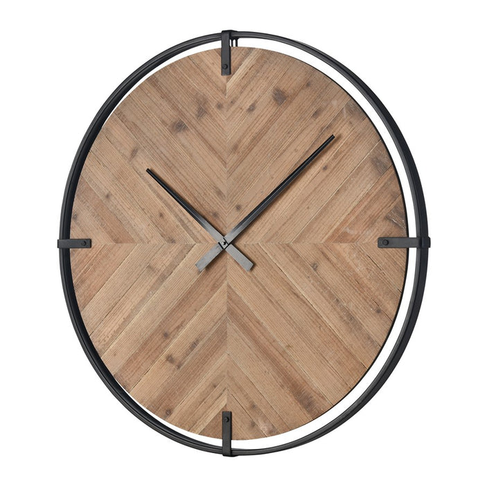 Atlas Lighting Schiller Wall Clock, Natural