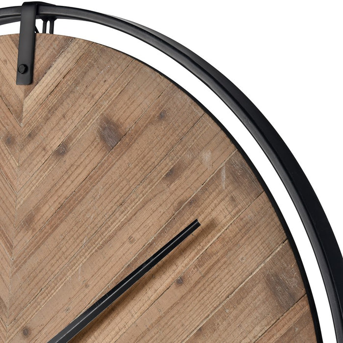 Atlas Lighting Schiller Wall Clock, Natural