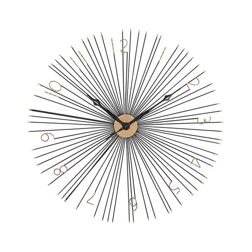 Atlas Lighting Shockfront Wall Clock, Black