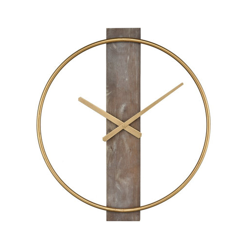 Atlas Lighting Tournai Wall Clock, Gold