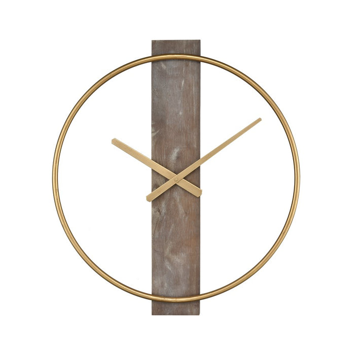 Atlas Lighting Tournai Wall Clock, Gold