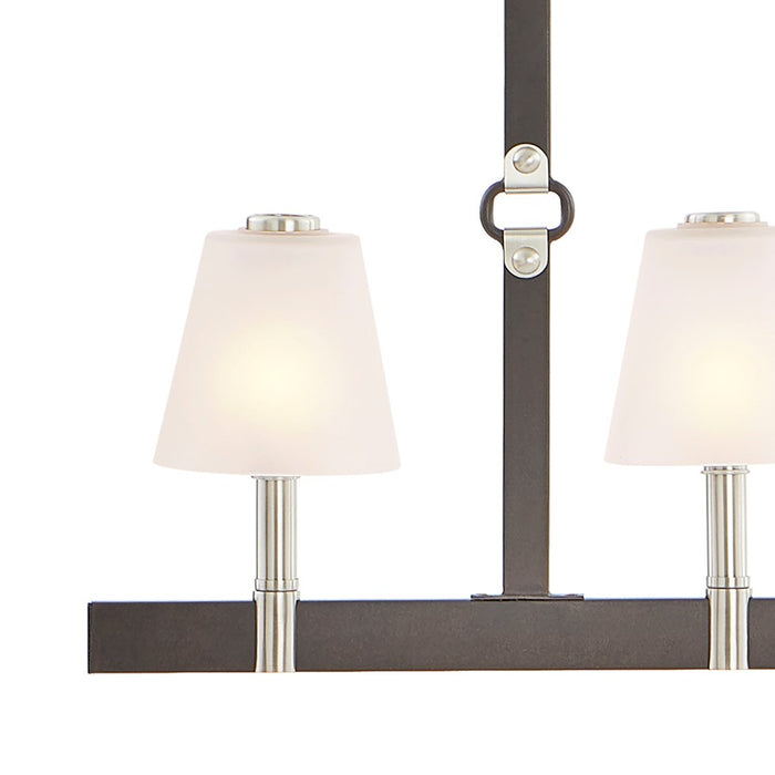 Atlas Armstrong Grove 36''W 4Lt Linear Chandelier, Espresso/WH