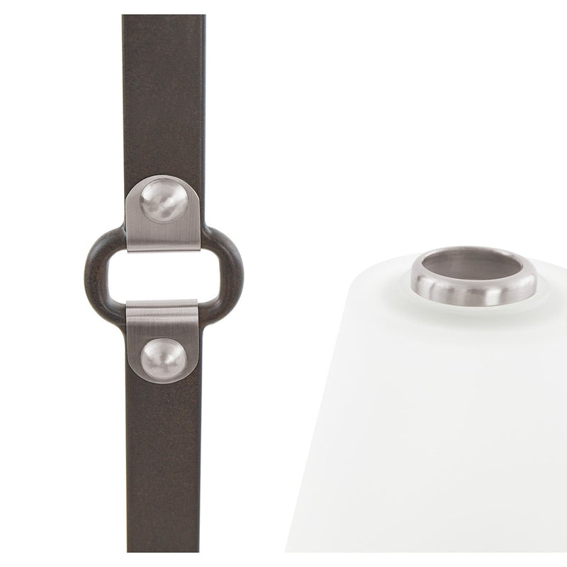 Atlas Armstrong Grove 36''W 4Lt Linear Chandelier, Espresso/WH