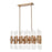 Atlas Lighting Carisbrooke 28.75''W 24Lt Linear Chandelier, Brass