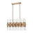 Atlas Lighting Carisbrooke 28.75''W 24Lt Linear Chandelier, Brass