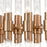 Atlas Lighting Carisbrooke 28.75''W 24Lt Linear Chandelier, Brass