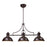 Atlas Lighting Chadwick 47'' Wide 3Lt Linear Chandelier, Bronze