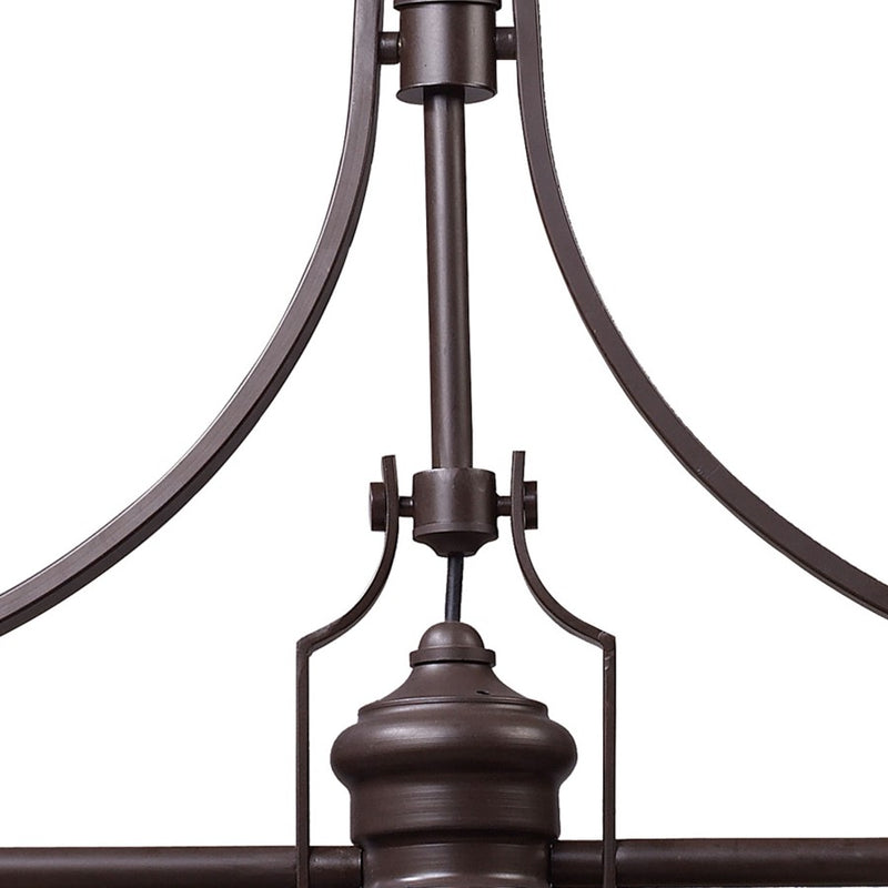 Atlas Lighting Chadwick 47in 3-Light Chandelier | Transitional Oil Rubbed Bronze Metal | Dining Room & Living Room | Model CL11009-BZ
