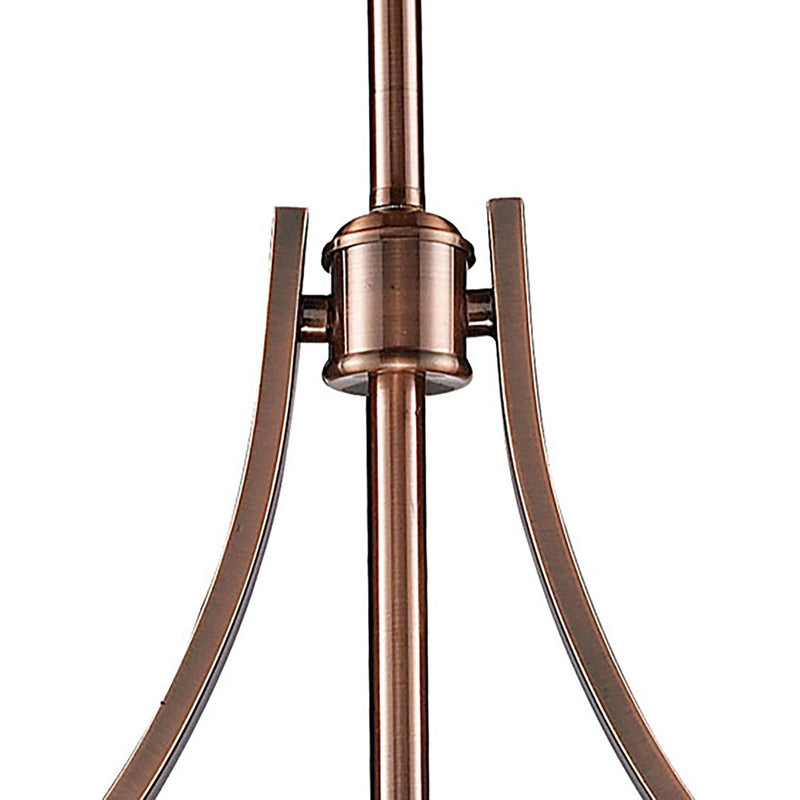 Atlas Lighting Chadwick 47in 3-Light Chandelier | Transitional Antique Copper and Copper Metal | Kitchen Island & Dining Room | Model CL11009-CO