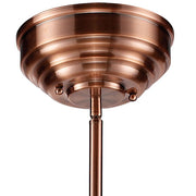 Atlas Lighting Chadwick 47in 3-Light Chandelier | Transitional Antique Copper and Copper Metal | Kitchen Island & Dining Room | Model CL11009-CO