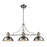 Atlas Lighting Chadwick 47'' Wide 3Lt Linear Chandelier, Nickel