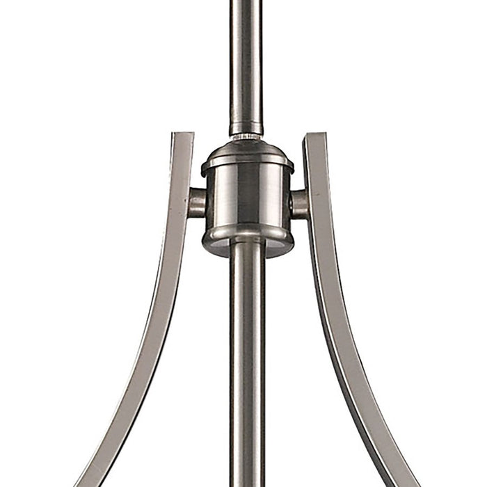 Atlas Lighting Chadwick 47'' Wide 3Lt Linear Chandelier, Nickel