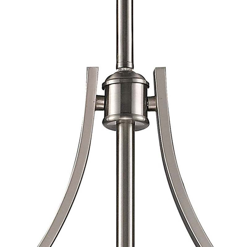 Atlas Lighting Chadwick 47in 3-Light Chandelier | Transitional Satin Nickel and Nickel Metal | Kitchen Island & Dining Room | Model CL11009-NK1