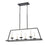 Atlas Lighting Ellisville 34'' Wide 6Lt Chandelier, Matte Black