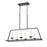 Atlas Lighting Ellisville 34'' Wide 6Lt Chandelier, Matte Black