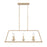 Atlas Lighting Ellisville 34'' Wide 6Lt Chandelier, Antique Cream