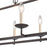 Atlas Lighting Joanie 34'' Wide 6Lt Linear Chandelier, Old Bronze