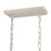 Atlas Lighting Joanie 34''W 6Lt Linear Chandelier, Antique White
