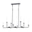 Atlas Lighting Lexington Green 48''W 8Lt Linear Chandelier, Black