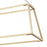 Atlas Lighting Minimalist 36''W LED Linear Chandelier, Soft Gold