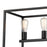 Atlas Lighting Williamsport 37'' Wide 5Lt Linear Chandelier, Bronze