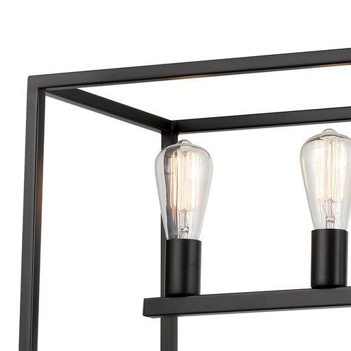 Atlas Lighting Williamsport 37'' Wide 5Lt Linear Chandelier, Bronze