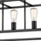 Atlas Lighting Williamsport 37'' Wide 5Lt Linear Chandelier, Bronze