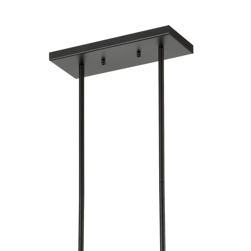 Atlas Lighting Williamsport 37in 5-Light Linear Chandelier | Transitional Oil Rubbed Bronze | Kitchen Island & Dining Room | Model CL11039-BZ
