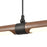 Atlas Lighting Wyatt 40.5'' Wide LED Linear Chandelier, Black/White
