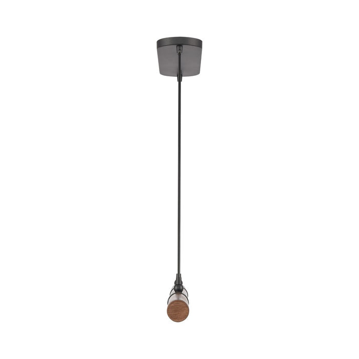 Atlas Lighting Wyatt 40.5'' Wide LED Linear Chandelier, Black/White