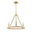 Atlas Lighting Abaca 20'' Wide 3Lt Chandelier, Brushed Gold