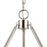 Atlas Lighting Abaca 20'' Wide 3Lt Chandelier, Polished Nickel