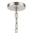 Atlas Lighting Abaca 20'' Wide 3Lt Chandelier, Polished Nickel