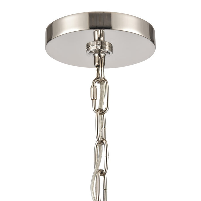 Atlas Lighting Abaca 20'' Wide 3Lt Chandelier, Polished Nickel