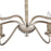 Atlas Lighting Abaca 32'' Wide 6Lt Chandelier, Polished Nickel