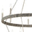 Atlas Lighting Abaca 36'' Wide 14Lt Chandelier, Polished Nickel