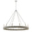 Atlas Lighting Abaca 48'' Wide 12Lt Chandelier, Polished Nickel