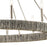 Atlas Lighting Abaca 48'' Wide 12Lt Chandelier, Polished Nickel